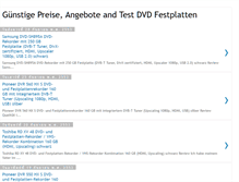 Tablet Screenshot of dvdfestplattenrekorder.blogspot.com