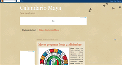 Desktop Screenshot of elcalendario-maya.blogspot.com