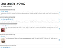 Tablet Screenshot of gracestackedongrace.blogspot.com