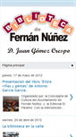 Mobile Screenshot of bibliotecafernannunez.blogspot.com