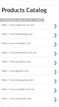 Mobile Screenshot of productscatalog.blogspot.com