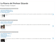 Tablet Screenshot of lapizarradelprofesoreduardo.blogspot.com