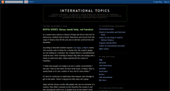 Desktop Screenshot of internationaltopics.blogspot.com