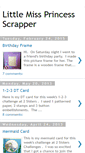 Mobile Screenshot of littlemissprincessscrapper.blogspot.com