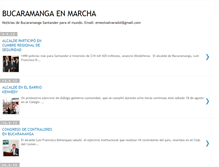 Tablet Screenshot of bucaramangaenmarcha.blogspot.com