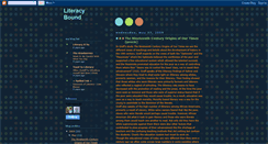 Desktop Screenshot of literacybound.blogspot.com