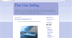 Desktop Screenshot of finelinesailing.blogspot.com