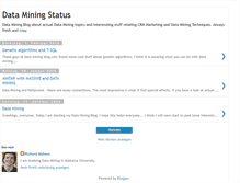 Tablet Screenshot of data-mining-infos.blogspot.com