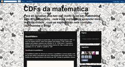 Desktop Screenshot of cdfsdamatematica.blogspot.com