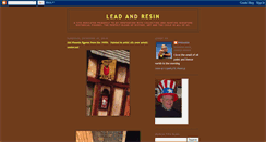 Desktop Screenshot of leadandresin.blogspot.com