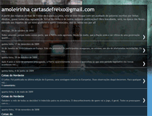 Tablet Screenshot of amoleirinha.blogspot.com