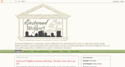 Desktop Screenshot of eastwoodneighbors.blogspot.com