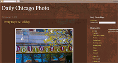 Desktop Screenshot of dailychicagophoto.blogspot.com