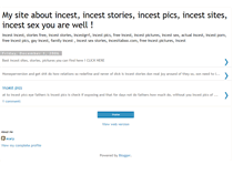 Tablet Screenshot of incest-pics-incest-stories.blogspot.com