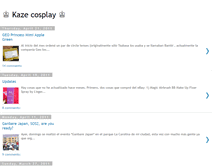 Tablet Screenshot of kazecosplay.blogspot.com