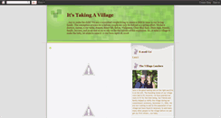 Desktop Screenshot of itstakingavillage.blogspot.com