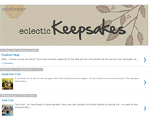 Tablet Screenshot of eclectickeepsakes.blogspot.com