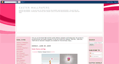 Desktop Screenshot of easterwallpaperss.blogspot.com