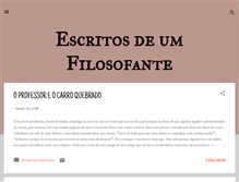 Tablet Screenshot of escritosdeumfilosofante.blogspot.com