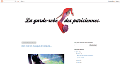 Desktop Screenshot of lagarderobedesparisiennes.blogspot.com