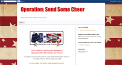 Desktop Screenshot of operationsendsomecheer.blogspot.com