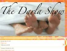 Tablet Screenshot of darlashow.blogspot.com