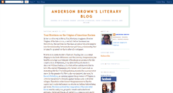Desktop Screenshot of andersonbrownliterary.blogspot.com