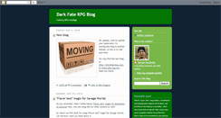 Desktop Screenshot of darkfaterpg.blogspot.com