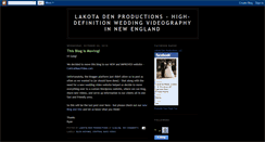 Desktop Screenshot of lakotadenproductions.blogspot.com