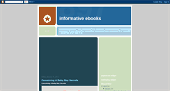 Desktop Screenshot of informative-ebooks.blogspot.com