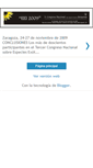 Mobile Screenshot of congresoeei2009objetivos.blogspot.com