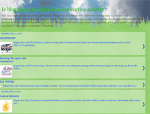 Tablet Screenshot of bloggingisdefinitelyinnovative.blogspot.com
