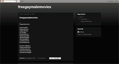 Desktop Screenshot of freegaymalemovies.blogspot.com