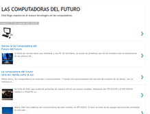 Tablet Screenshot of lascomputadorasdelfuturo.blogspot.com