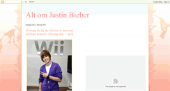 Desktop Screenshot of justinbieber-only4you.blogspot.com