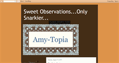 Desktop Screenshot of amy-topia.blogspot.com