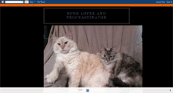 Desktop Screenshot of bookloverandprocrastinator.blogspot.com