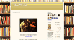 Desktop Screenshot of bibleworld777.blogspot.com