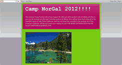 Desktop Screenshot of campnorgal.blogspot.com