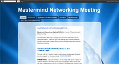 Desktop Screenshot of mastermindnetworkingmeeting.blogspot.com