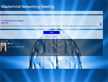 Tablet Screenshot of mastermindnetworkingmeeting.blogspot.com