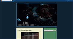 Desktop Screenshot of deep-space-life.blogspot.com