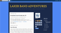 Desktop Screenshot of newlakerbandadventures.blogspot.com