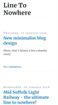 Mobile Screenshot of line2nowhere.blogspot.com