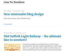 Tablet Screenshot of line2nowhere.blogspot.com