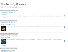 Tablet Screenshot of bluebutterflymoments.blogspot.com