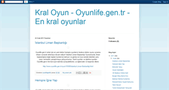 Desktop Screenshot of oyunlifegentr.blogspot.com