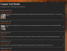 Tablet Screenshot of coppercatstudio.blogspot.com