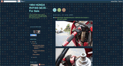 Desktop Screenshot of hondarvf400.blogspot.com