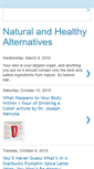 Mobile Screenshot of naturalandhealthyalternatives.blogspot.com